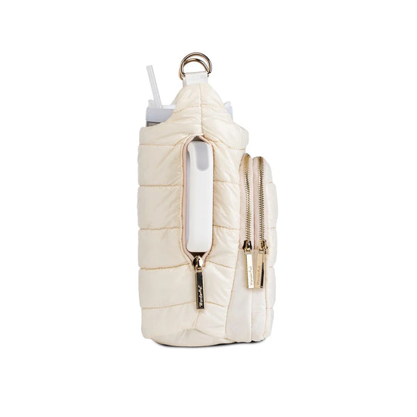 HYDROBAG HANDLE IVORY GLOSSY/ solid vegan leather strap