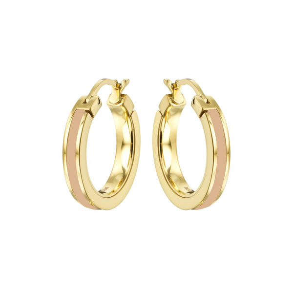 WEWA SINGLE BEIGE HOOPS