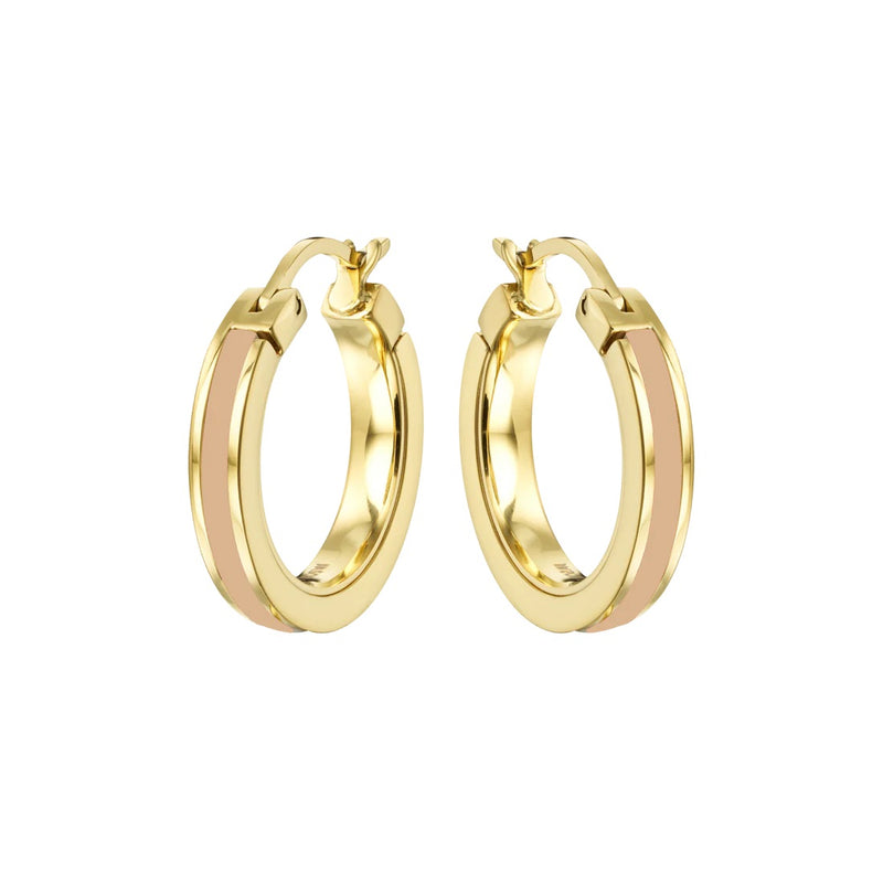 WEWA SINGLE BEIGE HOOPS