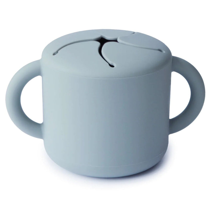 Mushie Snack cup powder blue