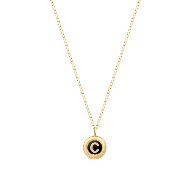 OCEAN BLACK CHIP NECKLACE
