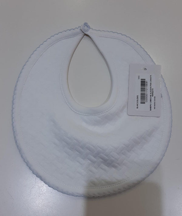 Babero grande canasta celeste