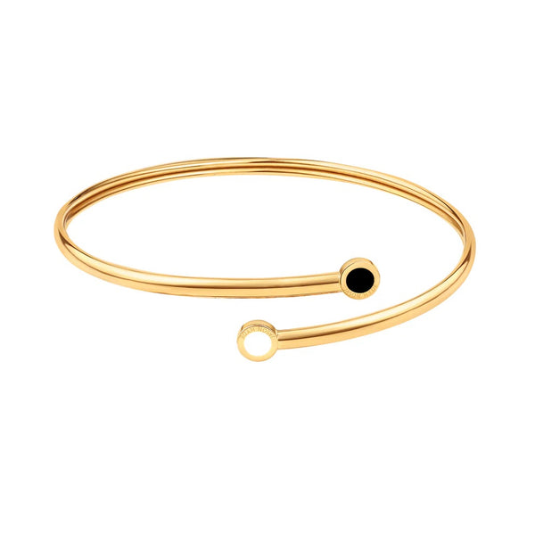 OCEAN BLACK AND WHITE BANGLE