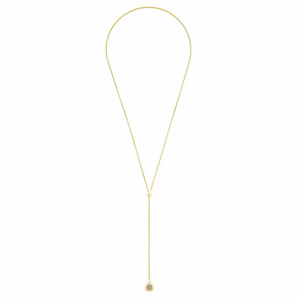 OCEAN BEIGE CHIP LARIAT