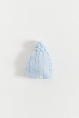 SET GORRO+BOOTIE  STARS CELESTE