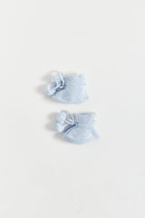 SET GORRO+BOOTIE  STARS CELESTE