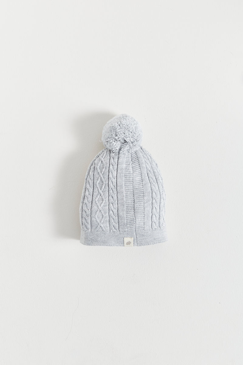 SET GORRO+BOOTIE  STARS GRIS