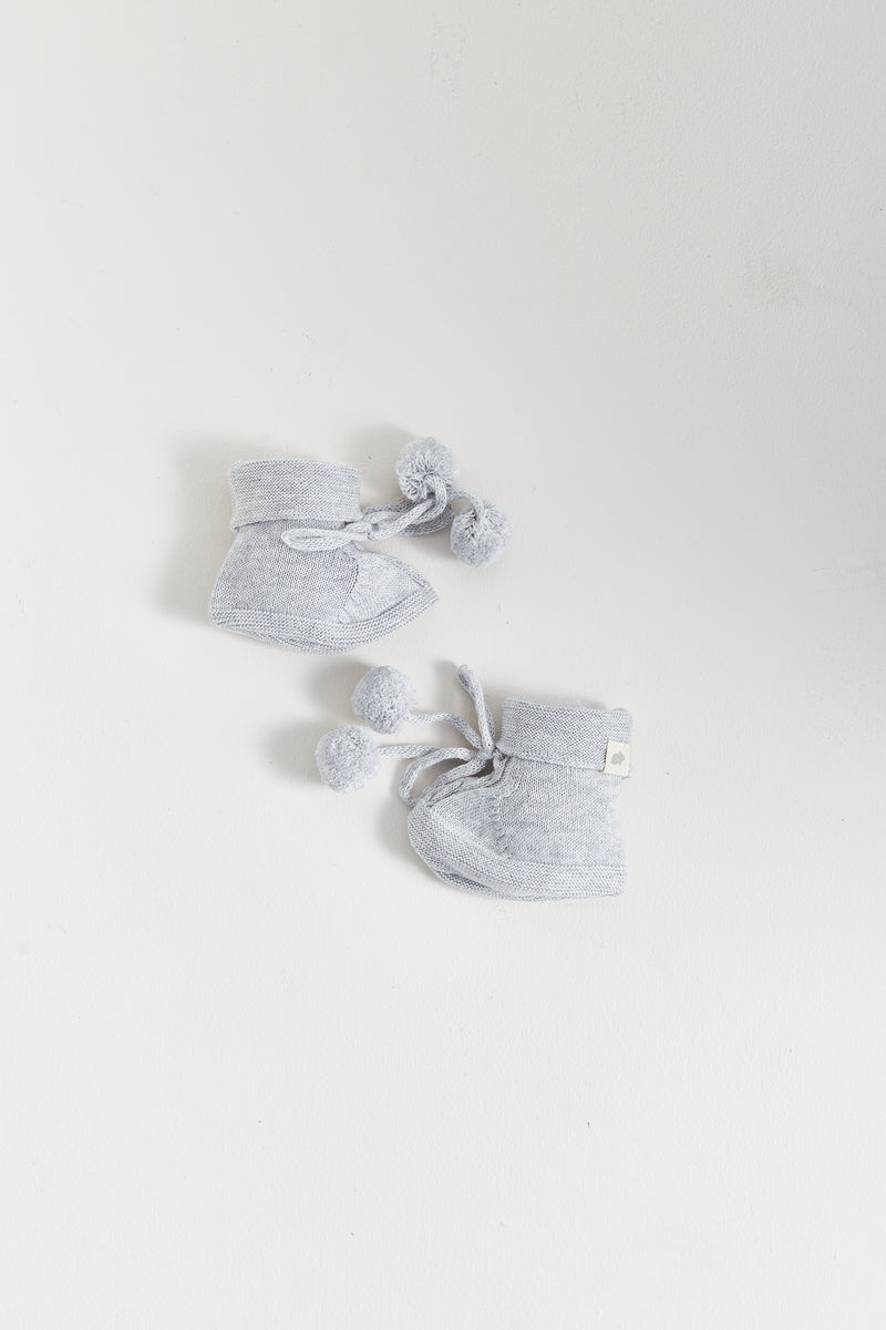 SET GORRO+BOOTIE  STARS GRIS