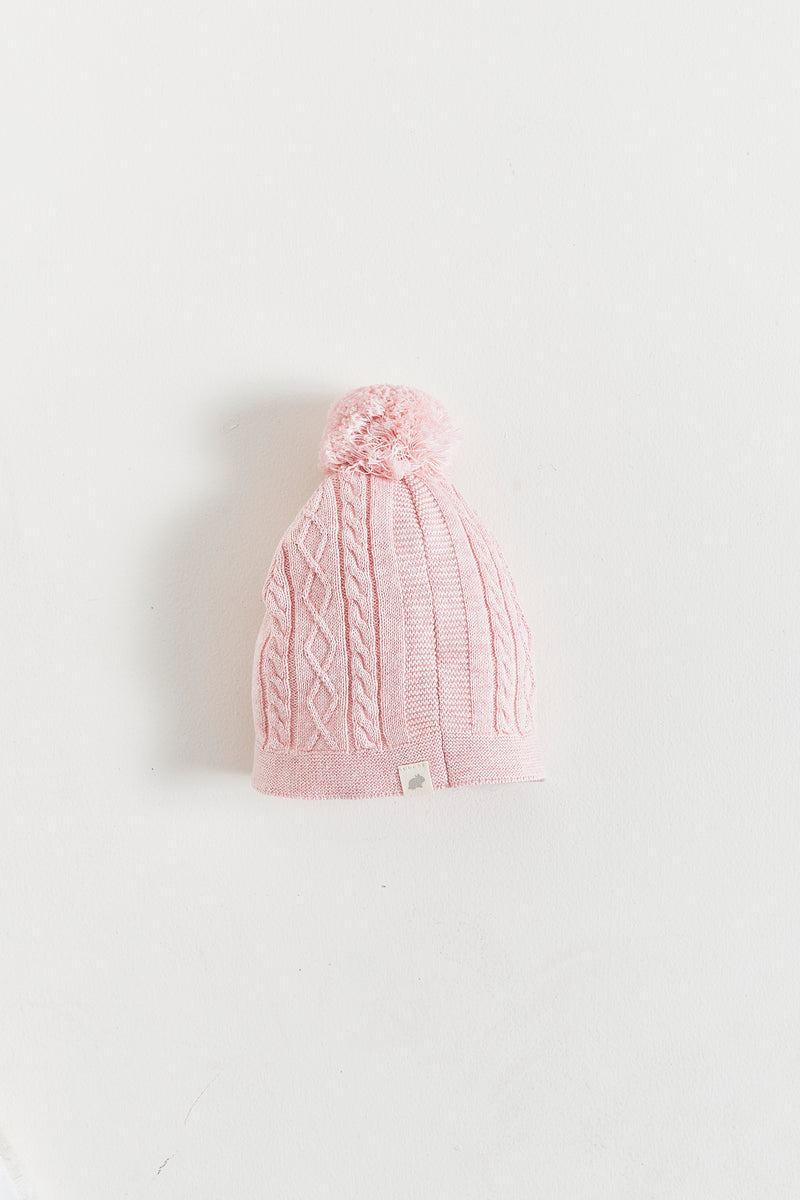 SET GORRO+BOOTIE  STARS ROSA
