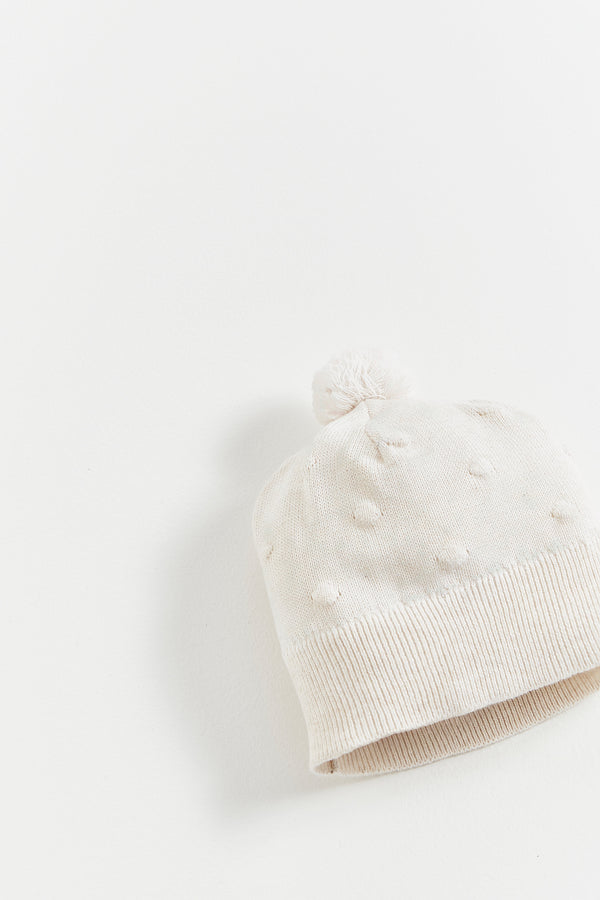 GORRITO TEJIDO MY FIRST KNIT BEIGE