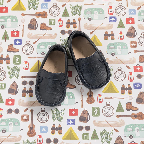 Moccasin Light blue