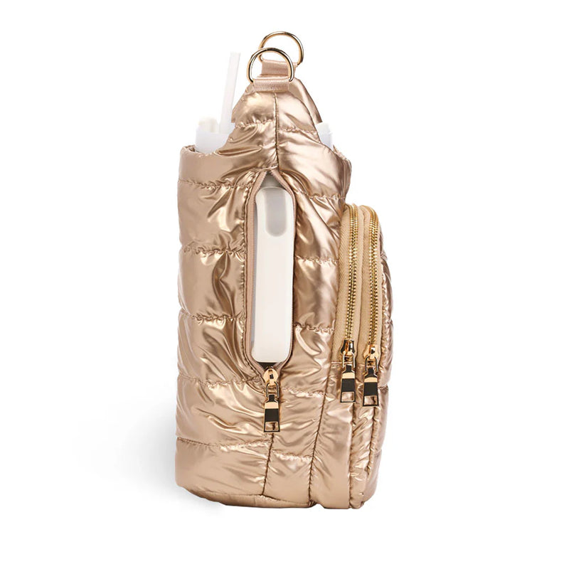 HYDROBAG HANDLE GOLD SHINY/ solid vegan leather strap