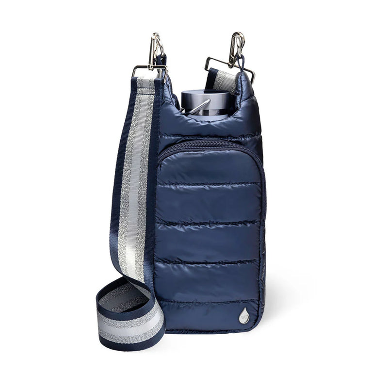HYDROBAG Navy blue Shiny bottle bag