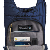 HYDROBAG Navy blue Shiny bottle bag