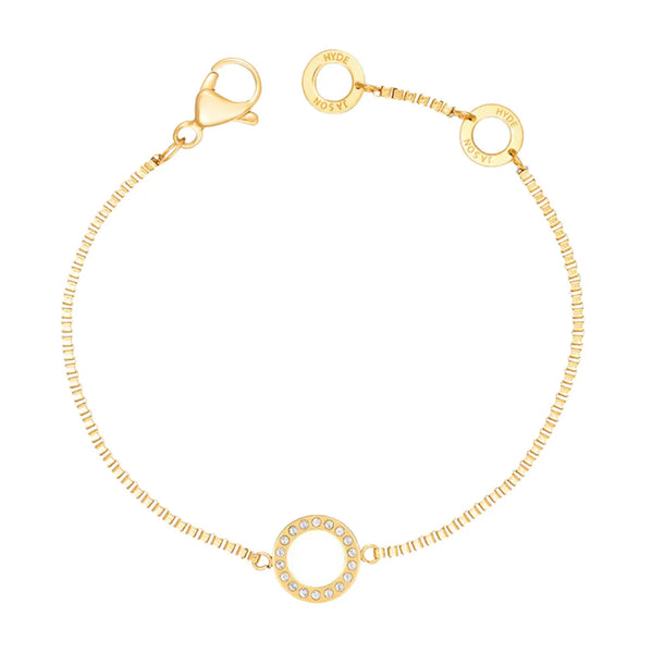 OCEAN WHITE CHAIN WHITE CHIP WITH ZIRCONIA BRACELET