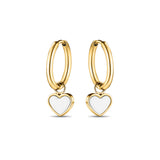 AMARE HOOPS HANGING WHITE CHIP