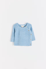CARDIGAN MINI MOON CELESTE