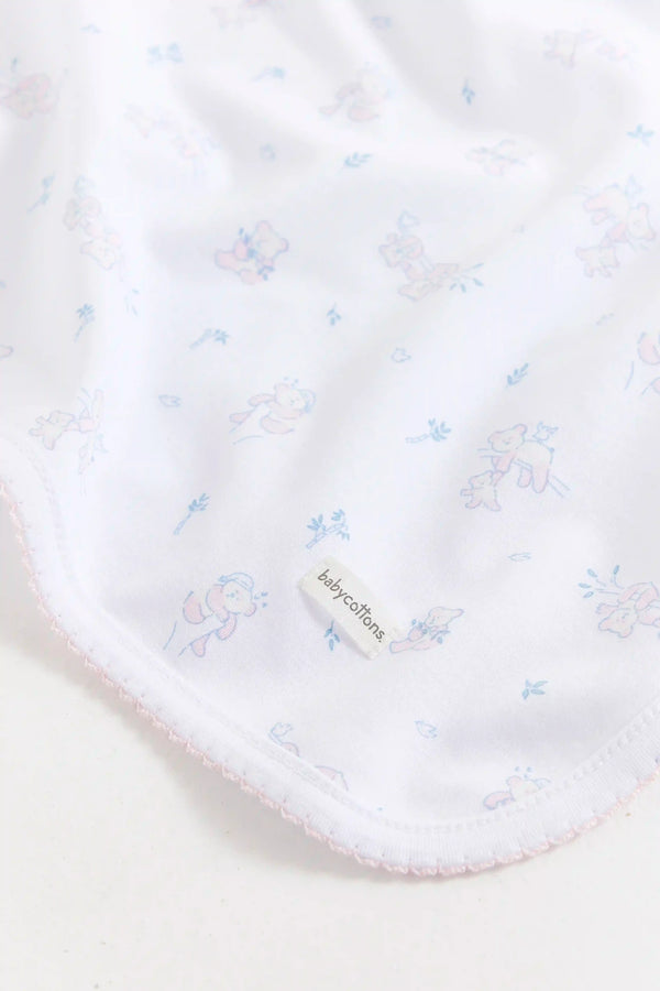 MANTA CHICA LITTLE PANDA ROSA