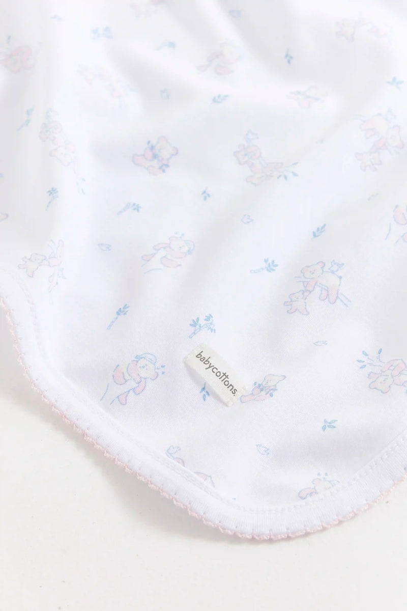 MANTA CHICA LITTLE PANDA ROSA