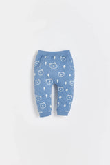 PANTALON SAMOA PRINT BLUE