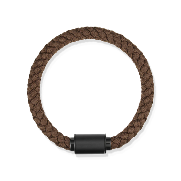 CORD THALASSA BROWN CHAIN BLACK CHIP