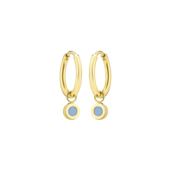 NEW WAVE HOOPS HANGING POWER BLUE CHIP