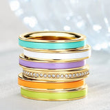 WEWA SINGLE ZIRCONIA PAVE RING