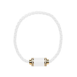 THALASSA WHITE CHAIN WHITE CHIP WITH ZIRCONIA MAGNET