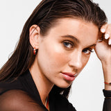 WEWA SINGLE RED HOOPS GOLD