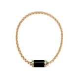 THALASSA YG CHAIN BLACK CHIP WITH ZIRCONIA MAGNET