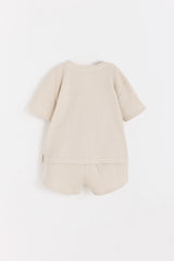 SET BILLIE WAFFLE BEIGE