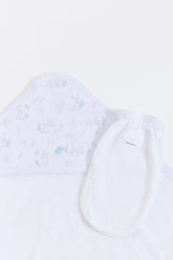 TOALLA CHICA  BUNNY CELESTE