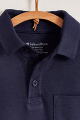 Camisa polo MC college navy