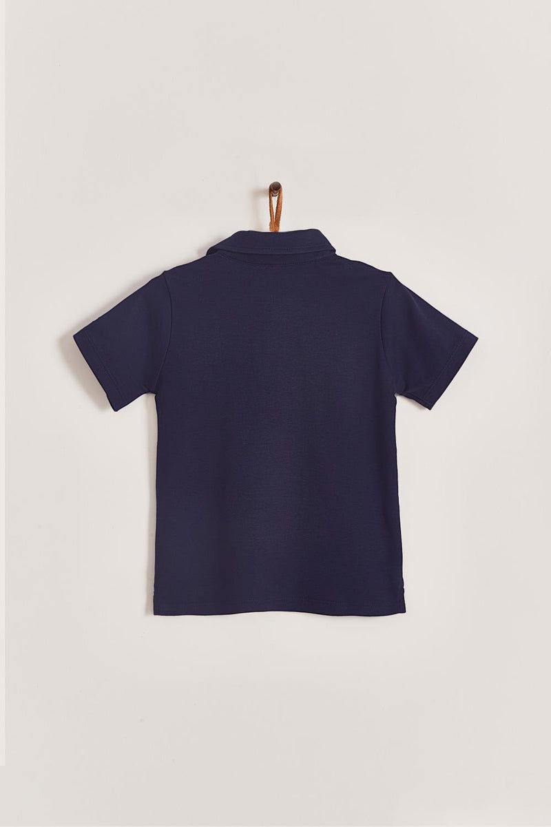 Camisa polo MC college navy