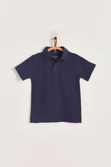 Camisa polo MC college navy