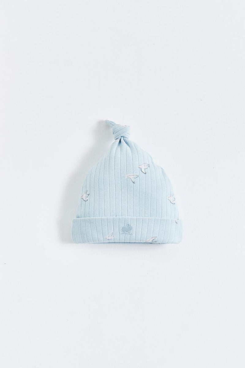 GORRO NUDO GOOSE CELESTE