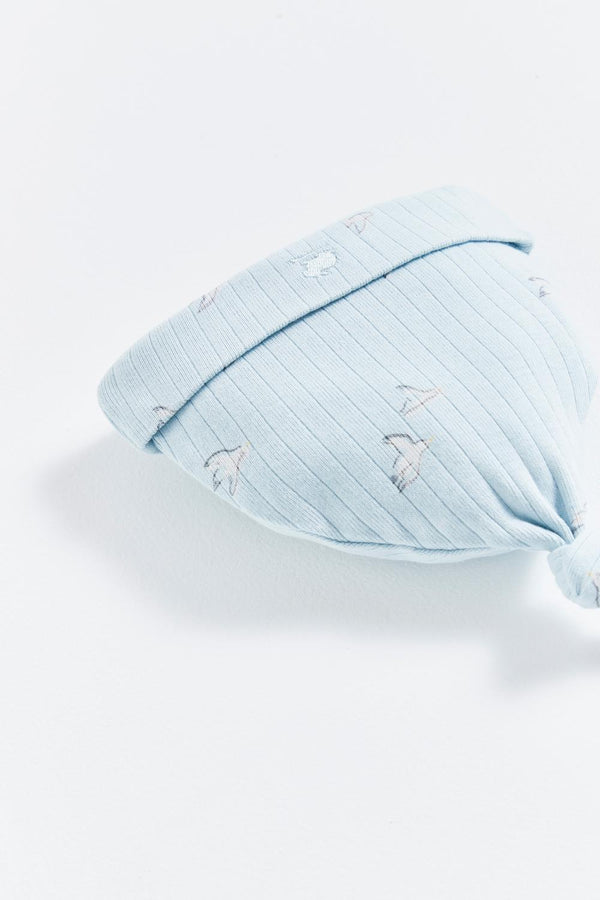 GORRO NUDO GOOSE CELESTE