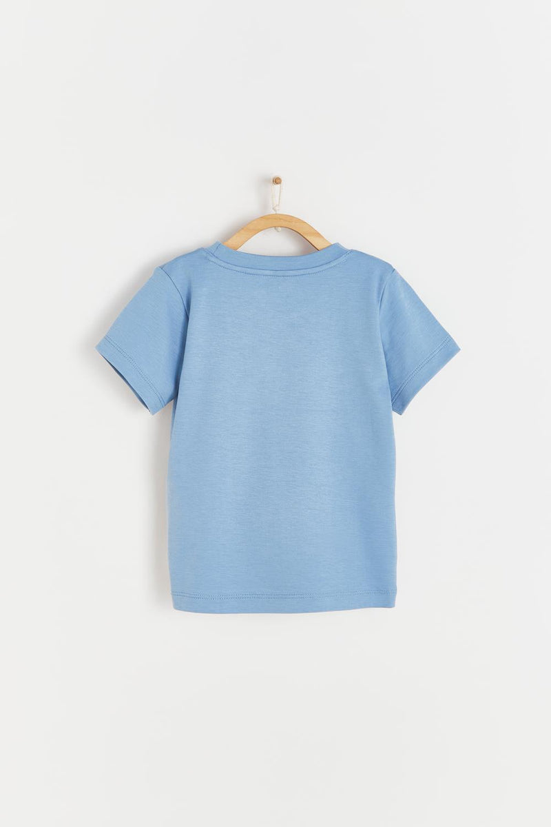 T SHIRT AZUL MIKE ESSENTIALS