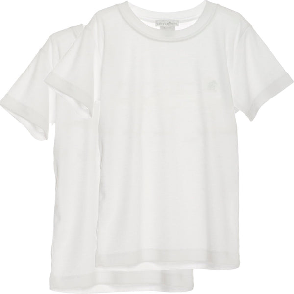 Camiseta blanca con manga unisex