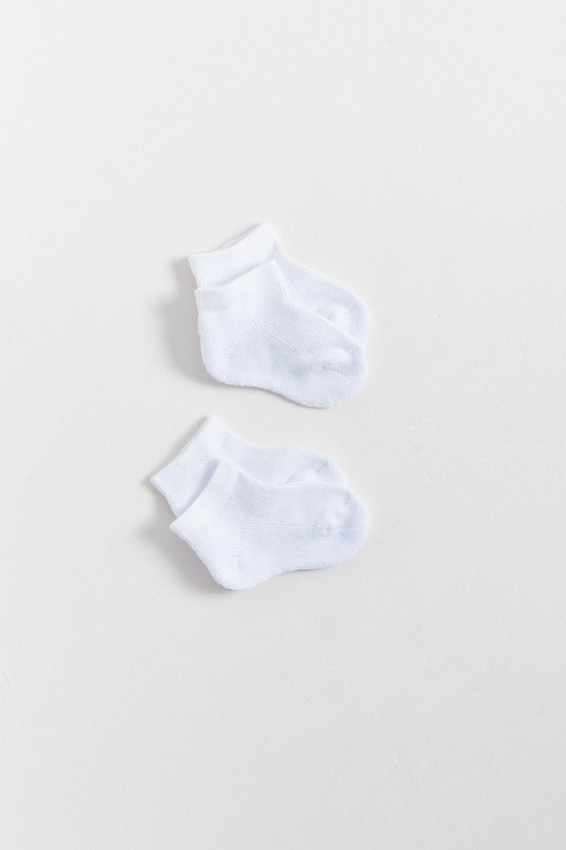 SET X2 MEDIAS TENIS BLANCO