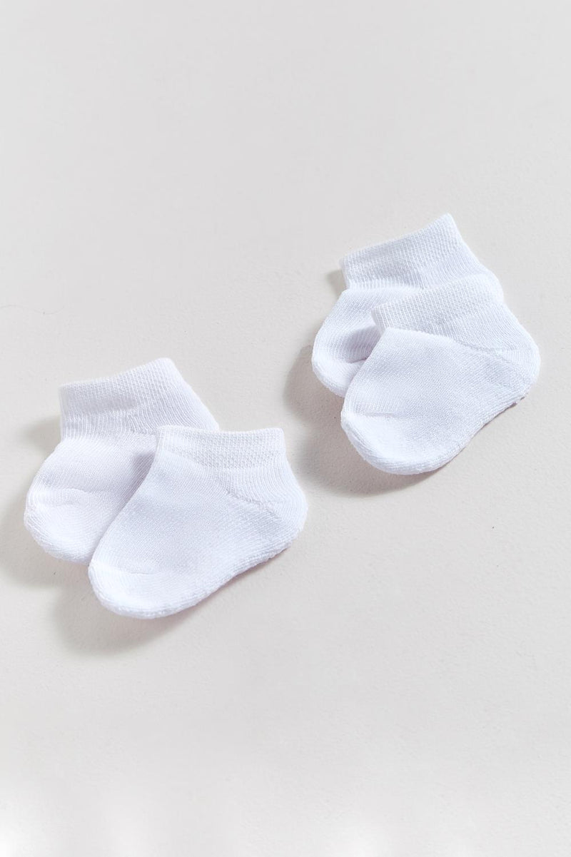 SET X2 MEDIAS TENIS BLANCO