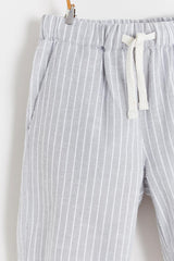 PANTALON GREY LINEN