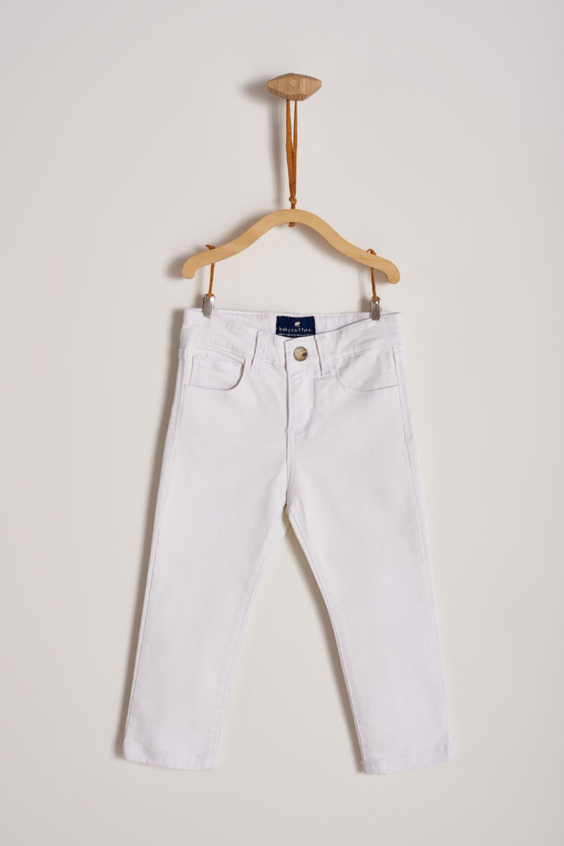 Jeans skinny blanco unisex