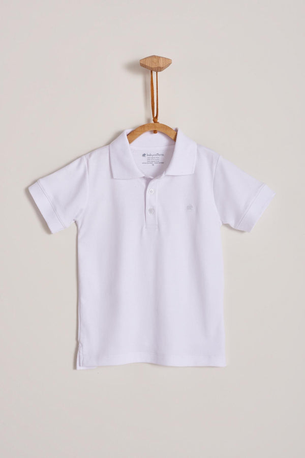 Camisa polo blanco pima