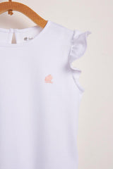 T SHIRT BLANCO JANET PIMA COLORS