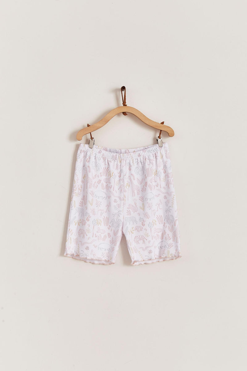 PIJAMA SHORT OLIVIA SAFARI ROSADA