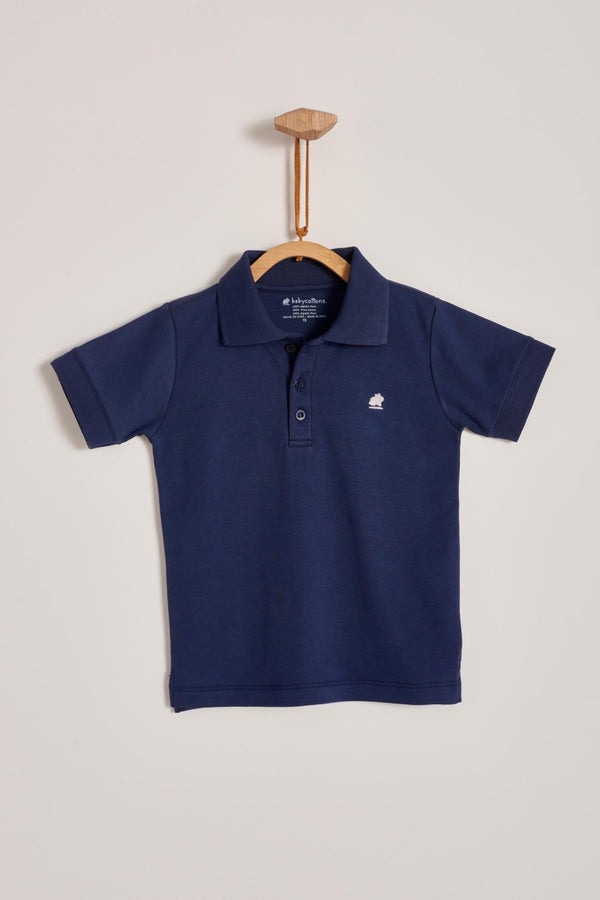 Camisa polo navy pima