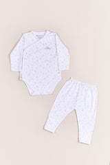 PIJAMA Set batita my friendly bear compose celeste