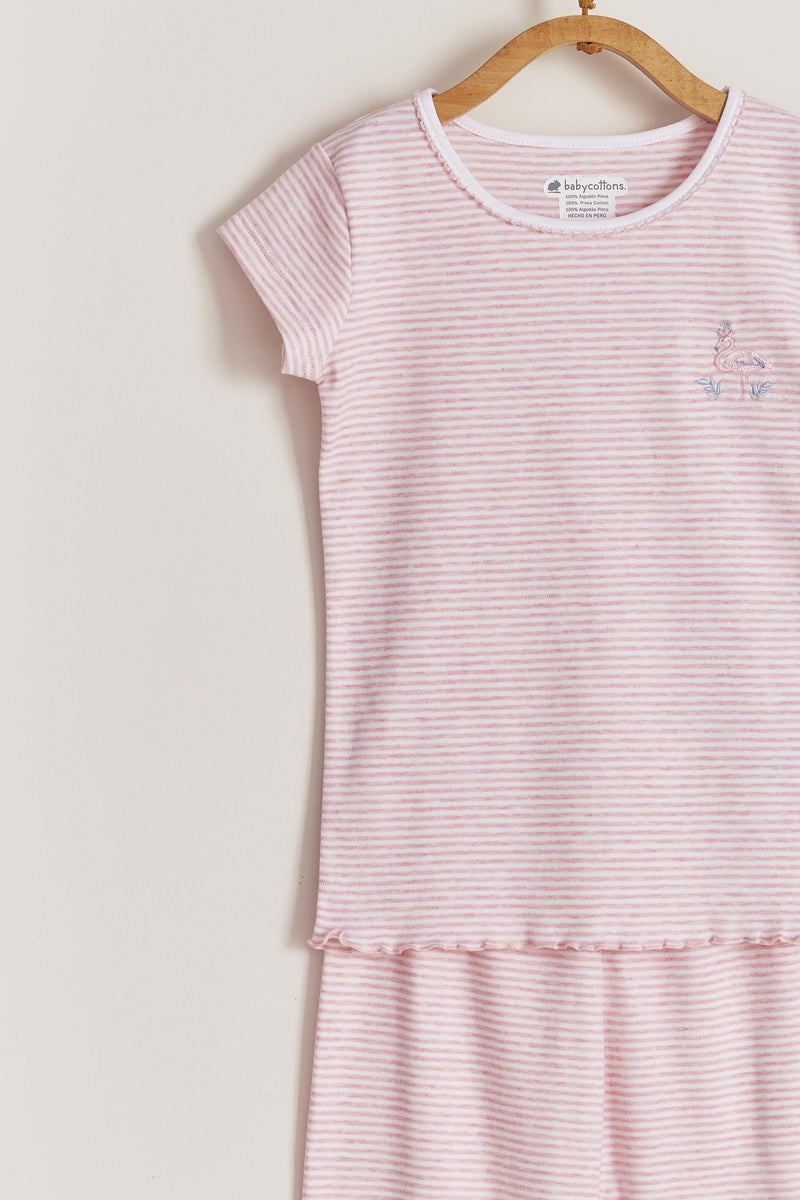 PIJAMA VICTORIA FLAMINGO STRIPE