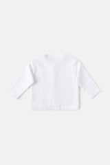 CARDIGAN LOGO BLANCO